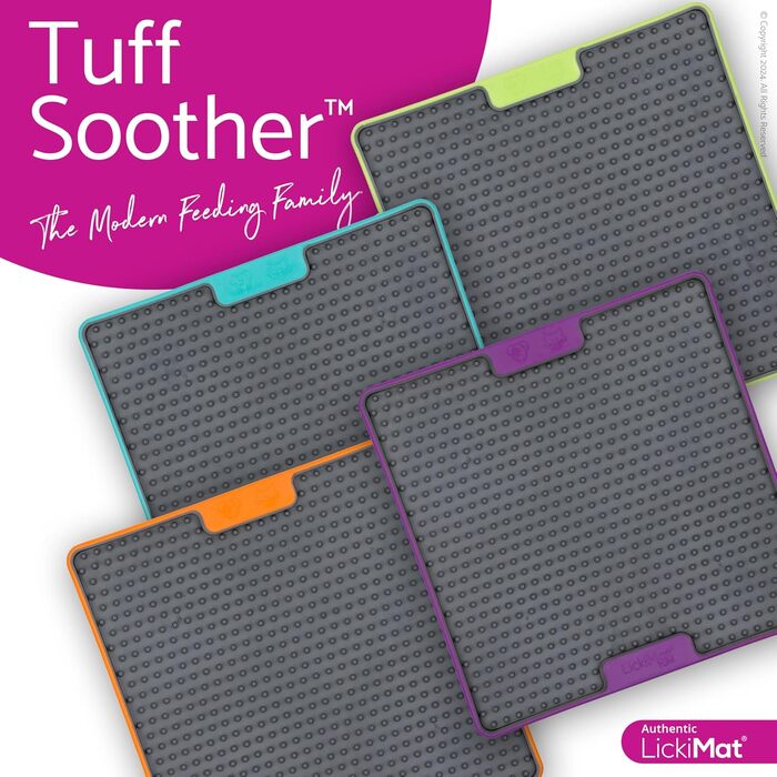 LickiMat Deluxe: килимок для котів, 20x20 см, блакитний (20x20 см, 1 шт.)