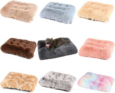 Крісло-ліжко для собак та котів LIVEINU з штучного хутра, рожеве, XL (94x63x10 см)