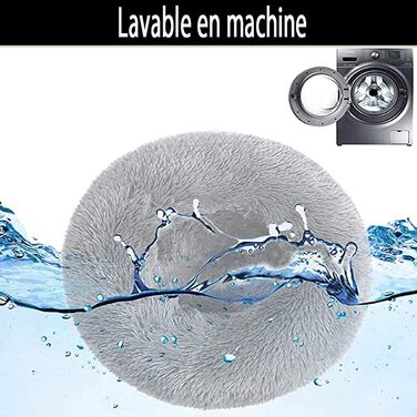 Крісло-лежанка для собак великих порід, XL, плюш, 110/120 см, ортопедичне, для собак середніх та маленьких порід, 80/100 см, миється (80 см, блакитний)