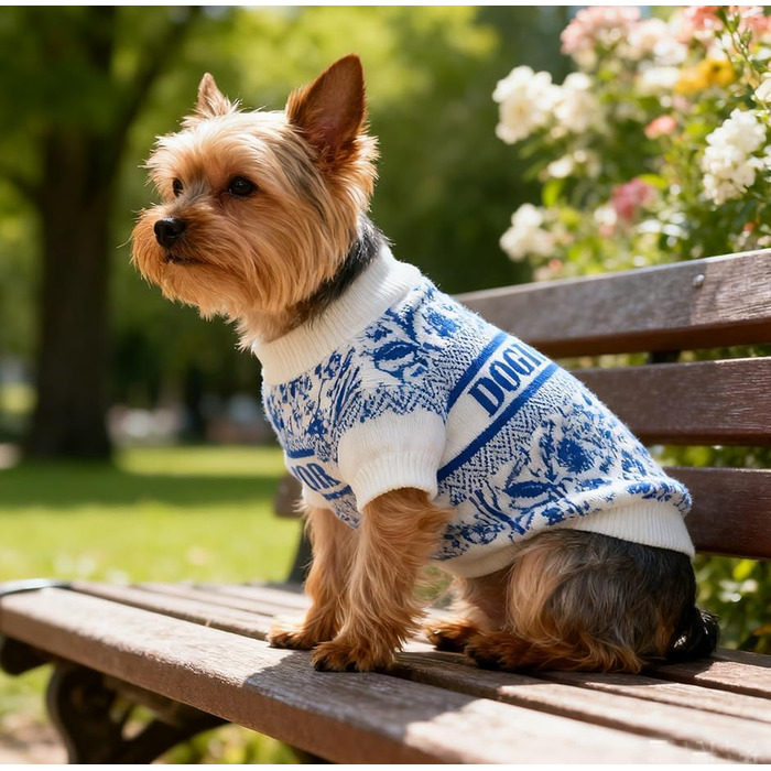 Одяг для собак: сорочки та светри Dogior, розміри XS, S, M. Підходять для Французьких Бульдогів, Даксів, Чихуахуа та інших порід.