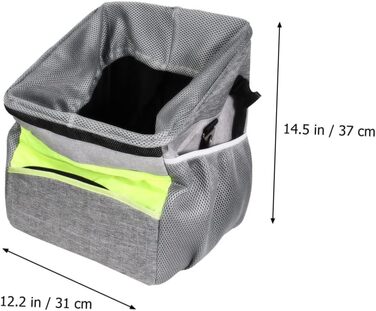 Фаркоп для велосипеда BESPORTBLE для тварин, складаний, переноска для собак, з ручкою, оксфордська тканина, економія місця