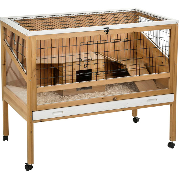 Клітка для гризунів Kerbl Indoor Deluxe з роликами, 115x60x92,5 см, для хом'яків та морських свинок