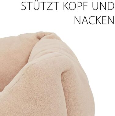 Квітковий лежак для собак та котів Ferplast Coccolo з мікрофлісу, бежевий, SMALL (55 x 45 x 20 см)