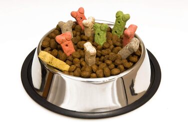 Набори мисок для котів VORX з нержавіючої сталі з антиковзким гумовим дном, 15 см, 3 шт.