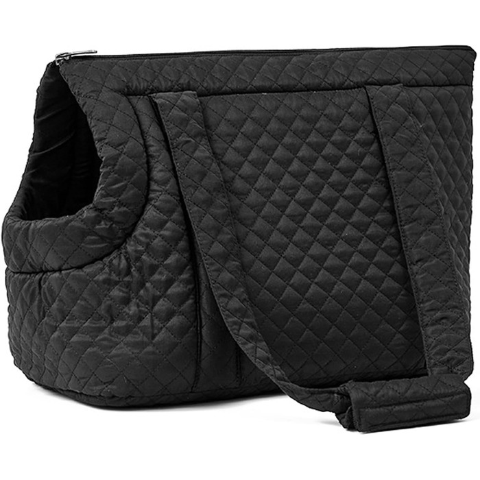 Сумка-переноска для тварин: чорна бавовняна сумка для собак та котів, легка переноска для цуценят та кошенят