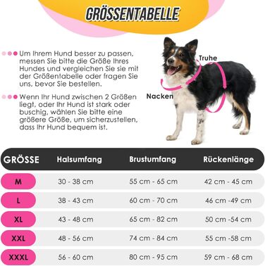 Зимовий собачий одяг SlowTon: водонепроникний, з флісовою підкладкою, з капюшоном-воротником та шнурком, для собак маленьких, середніх та великих порід, Fuchsie, XL