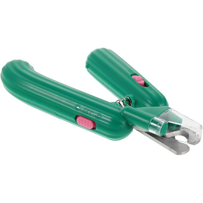 TOYANDONA Кліпер для кігтів собак та котів з підсвічуванням, металевий, ергономічний, для догляду за шерстю вдома та в подорожах, безпечний для цуценят, кошенят та великих тварин