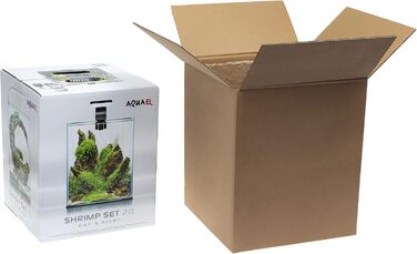 Aquael Shrimp Set SMART D&N 20 Білий акваріум для креветок, енергоощадний