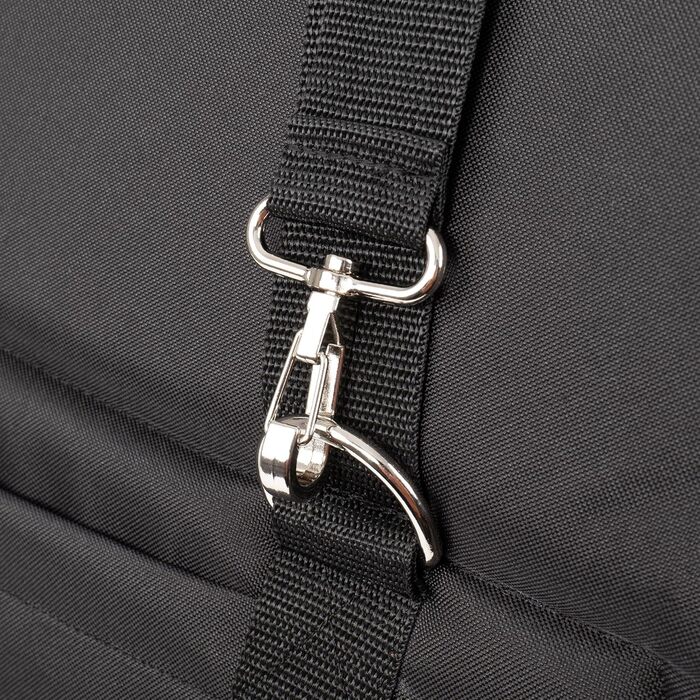 Сумка-переноска для собак та котів Boutique Zoo - L (12 кг) - чорна, Minky (52x35x39 см)