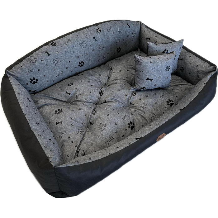 Ортопедичне ліжко для собак Dogs4Life: м'яке, миється, з можливістю персоналізації (S-XXL)