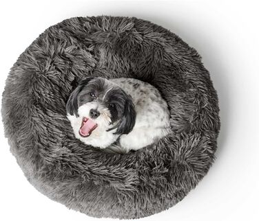 Лопа (LOPPA) - м'яке ліжко-подушка для собак та котів, ковзаюча основа, прання при 30°C, білий, L