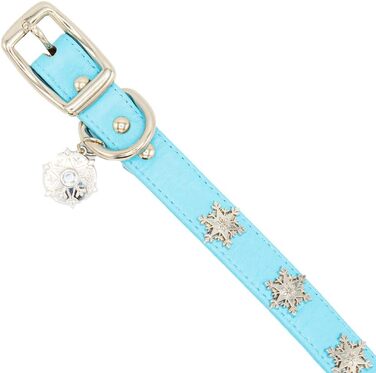 Собачий нашийник Buckle-Down Disney Frozen, сніжинки, великий, 48,3-58,4 см, 1,9 см