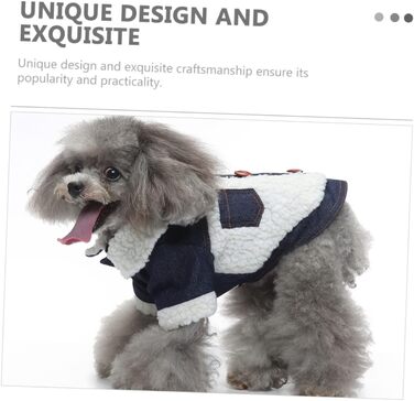 Теплий зимовий костюм для цуценят Abaoadam: зручний халат для прогулянок та ігор на вулиці