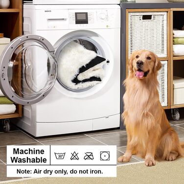 Самогріюча ковдра для домашніх тварин Wdmiya 60x45 см, для котів та собак, миюча, флаєцева, без електроживлення, для автомобіля. Білий колір, розмір M.