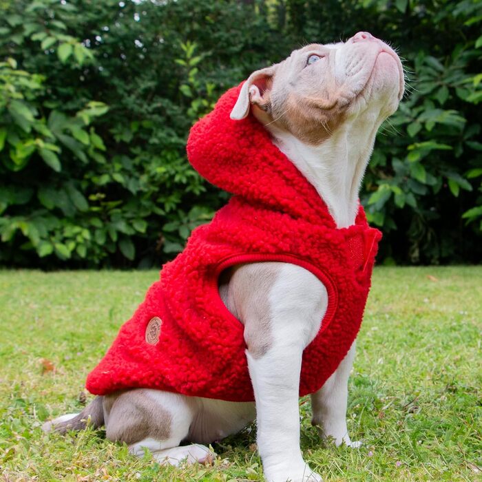 Пуловер для собак Ancol Klassischer з в'язаним візерунком, теракотовий, розмір M (бордовий, L)