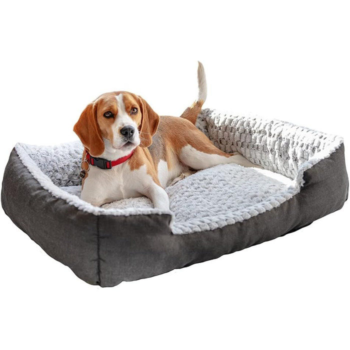 М'яке ліжко для собак та котів Ferplast - зручне та миюче, 91 x 72 x 19 см