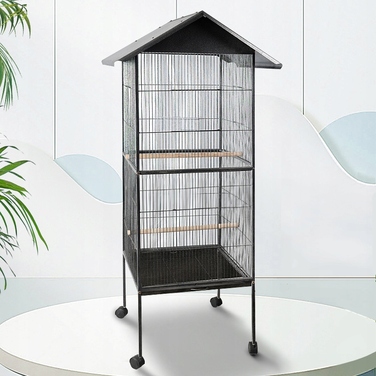 Клітка Wideshop 52 x 52 x 157 см, чорна