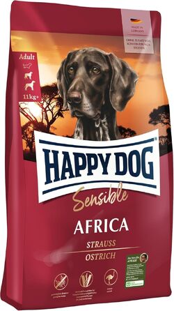 Сухий корм для собак Happy Dog Sensible Montana з кониною, беззерновий та безглютеновий, монопротеїновий з Omega-3 та Omega-6, 10 кг