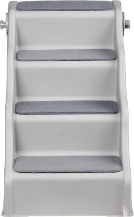 Складані сходи для собак і котів Amazon Basics, сірі, 60.7x40.9x50.2 см