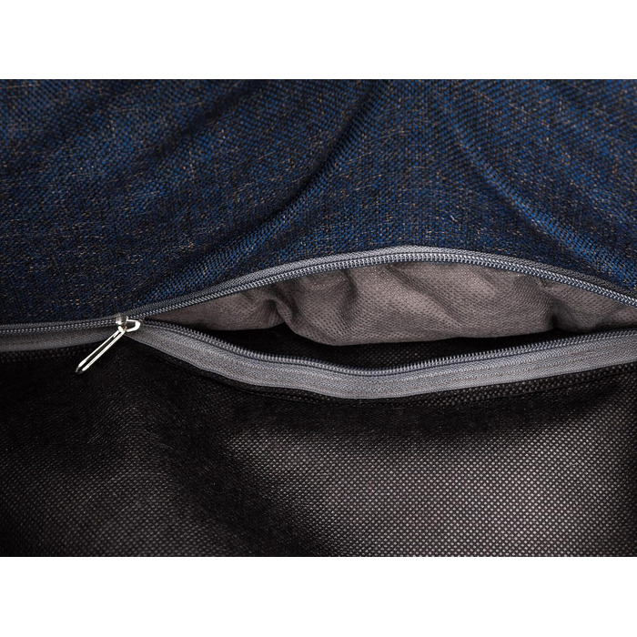 Ліжко для собак та котів, м'яке, знімний чохол, корзина, крісло-ліжко, XXL (117x79 см), Navy Blue