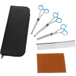 Набір професійних ножиць для грумінгу собак та котів з високоякісної цинкової сплави та ергономічними ручками