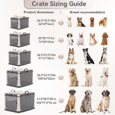 Транспортна переноска для собак великих порід, XXL, сіра. Зручна, портативна, з алюмінієвим каркасом. Ідеальна для перевезень в авто та дому.