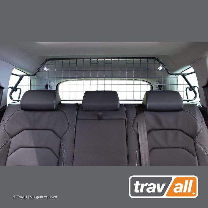Сітка для собак Travall для Škoda Kodiaq (2016-2024) - автомобільна сітка, захист багажника, міцний сталевий захист для транспортування собак