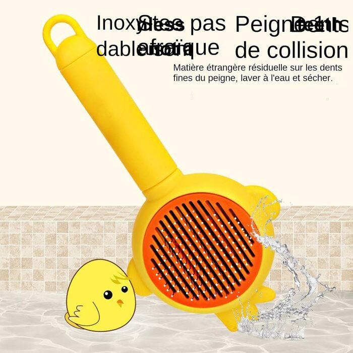 Щітка для вичісування шерсті собак та котів, масажна щітка для грумінгу домашніх тварин