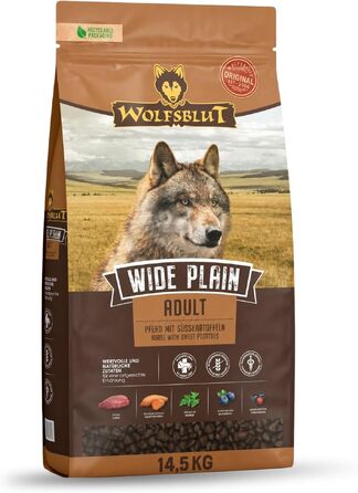 Сухий корм для дорослих собак WOLFSBLUT Adult з кониною, беззерновий, з суперфудами, 12.5 кг
