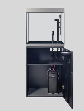 Акваріумний комплект Fluval Siena 160, 166 л з тумбою, білий (чорний)