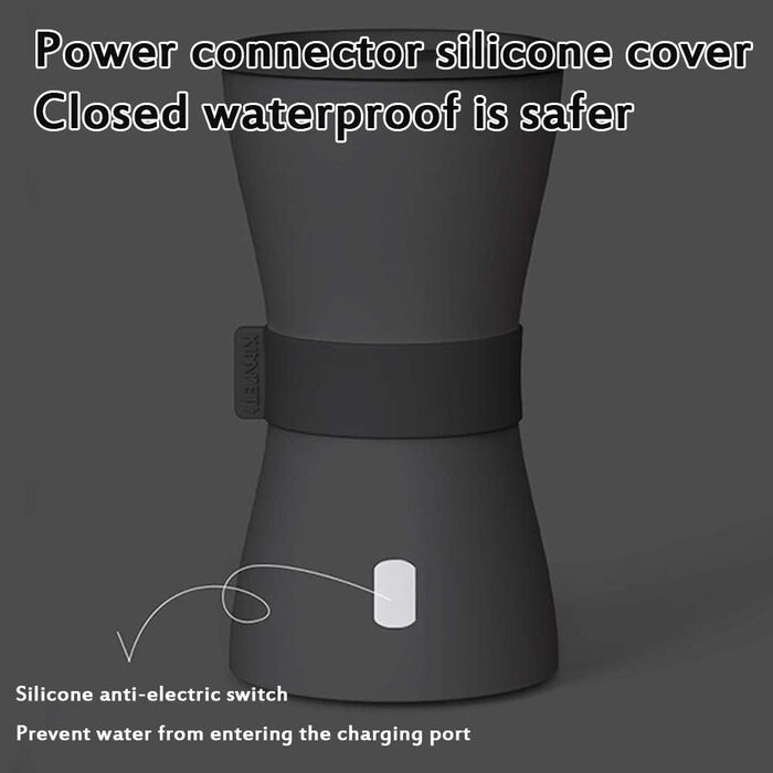 Автоматичний очищувач лап для собак PJDDP - мийка лап для домашніх тварин, портативна щітка для чищення лап, білий