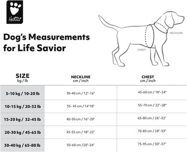 Жилет рятувальний для собак Hurtta Life Savior ECO, Buckthorn, 5-10 кг