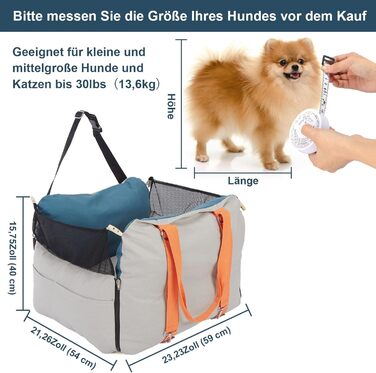 Автокрісло для собак Ownpets: зручне та безпечне автоліжко для маленьких та середніх собак, водонепроникне та стійке до подряпин