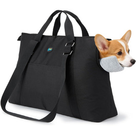 Сумка-переноска для собак великих порід Ownpets, для котів та собак, до 25 кг, з підкладкою та страхувальним ремінцем, підходить для перельотів