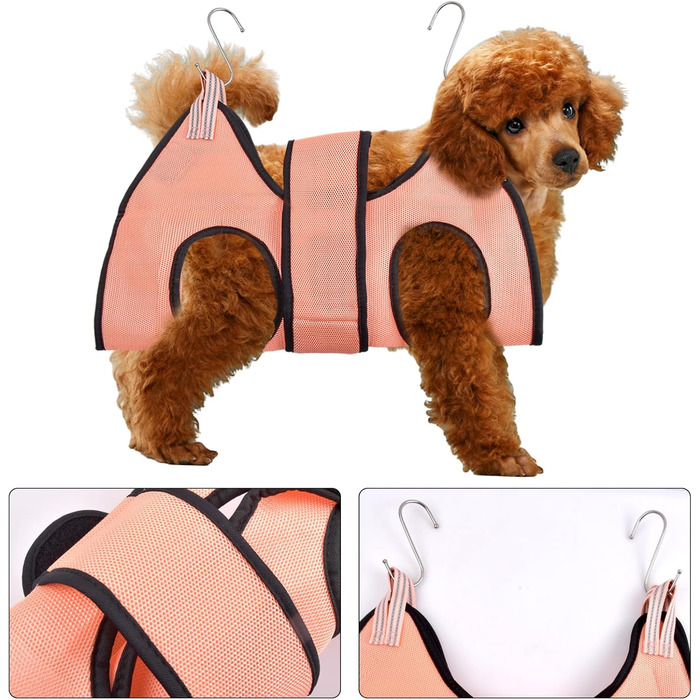 Гамак для тварин Bhoulandi: зручний гамак для котів та собак, дихаючий, з клямками, армійного кольору, розмір M