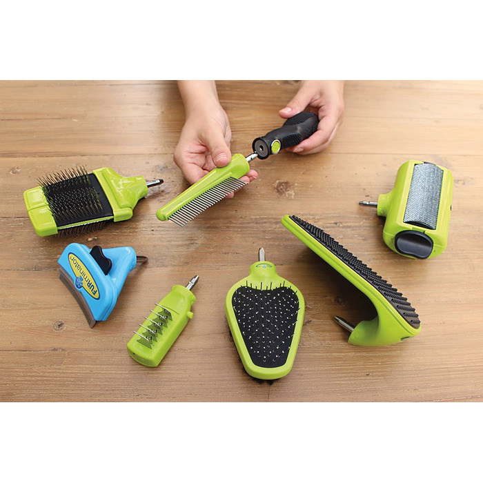 FURminator FURflex, щітка для грумінгу великих собак, насадка для видалення підшерстка, розмір L