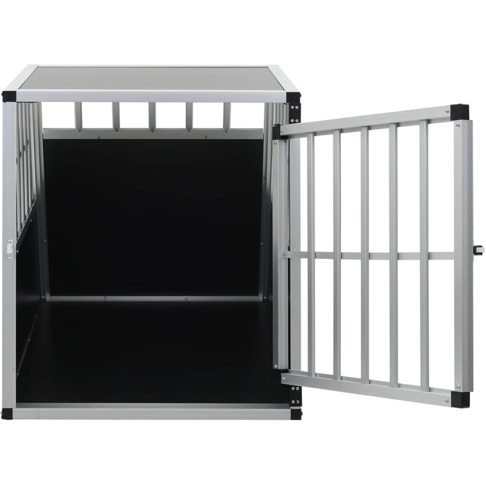 Транспортна переноска для собак Gecheer, складана переноска XXL для великих собак, алюміній та MDF, 65 x 91 x 69,5 см, для безпечного транспортування в автомобілі