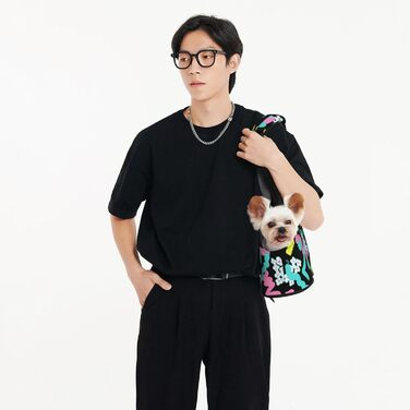 Сумка-переноска для котів та собак Paylamon, складана, для подорожей, з графіті