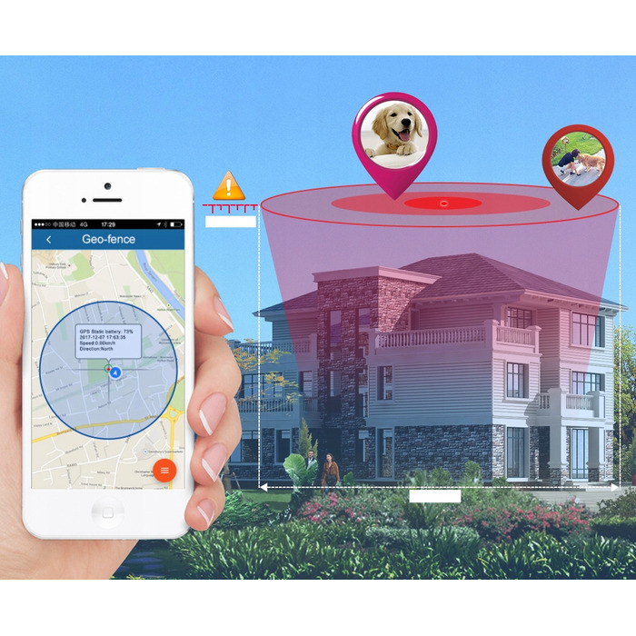 GPS-нашийник локатор TK911 для собак та котів з підтримкою SOS та мобільного додатка