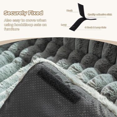 М'який лежак для собак Avont, великий, сірий, знімний, зручний, з антиковзаючою основою