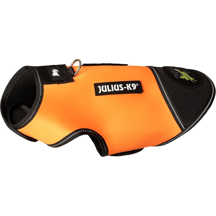 Одяг для собак Julius-K9 IDC Neopren Baby 2 чорного та UV-оранжевого кольору
