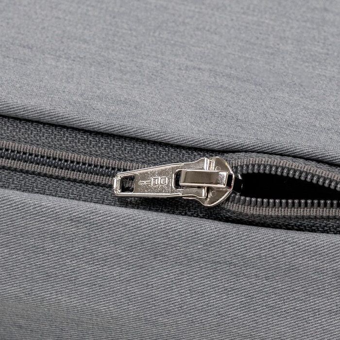 Ортопедичний лежак для собак Doctor Bark з флісовою поверхнею, великий розмір (L - 100x70 см), світло-сірий