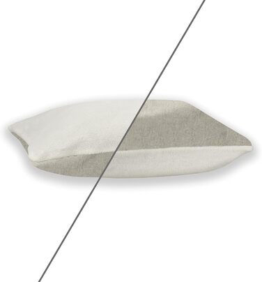 Sleepy Fox® Преміум ліжко-печера для собак та котів - нагороджений дизайн (Large/XL: 110x85x65 см, Кремовий жаккард)