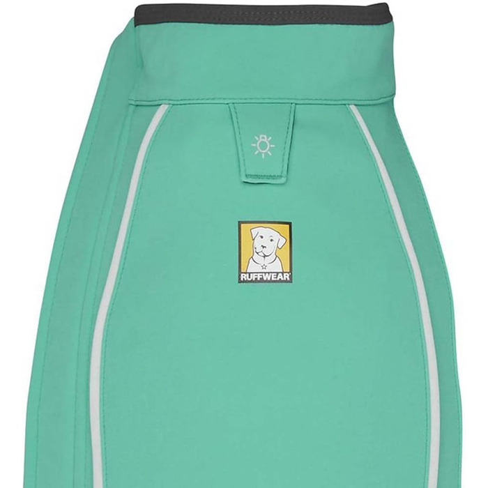 RUFFWEAR Cloud Chaser Jacket – теплий та водонепроникний дощовик для собак з рукавами, Aurora Teal, X-Small