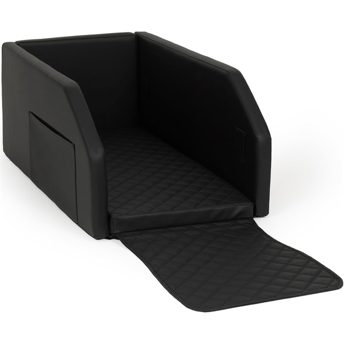 Автоматичне ліжко для собак у машину Velinda, 55x100 см, чорний колір