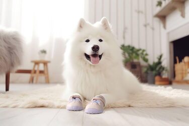 Чоботи для собак Truelove, водонепроникні, з світловідбиваючими ремінцями, зелені (4 шт., 4 розміри), рожеві