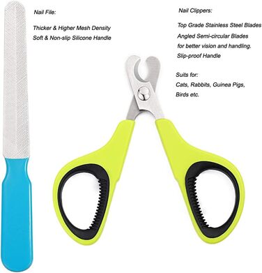 Набір для грумінгу собак та котів: професійна сталева ножиця з безпечною насадкою