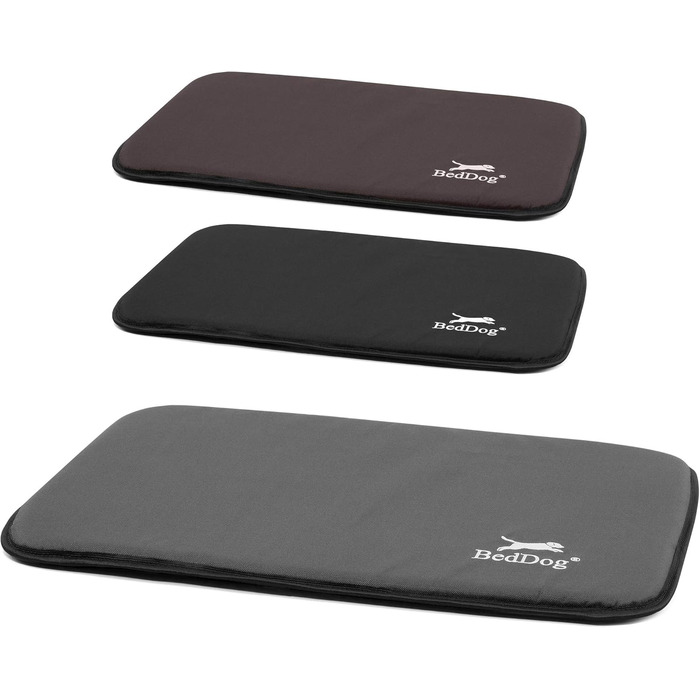 Килимок для собак BedDog® CORA - комфортне лежання з Cordura, міцний, великий розмір, M (60x40 см), чорний, SALAMANCA (антрацит)
