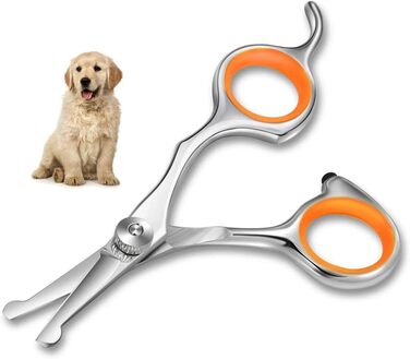 Професійний набір для грумінгу собак та котів: вигнуті ножиці, з нержавіючої сталі (13.5 см)
