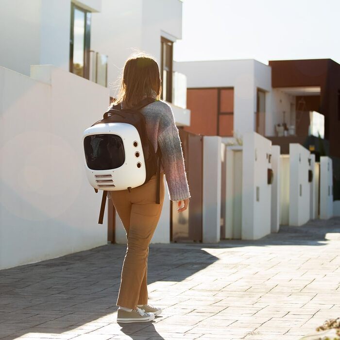 Переносна переноска для котів Cecotec Pumba 1800 з вентилятором, світлом та зручною кишенею